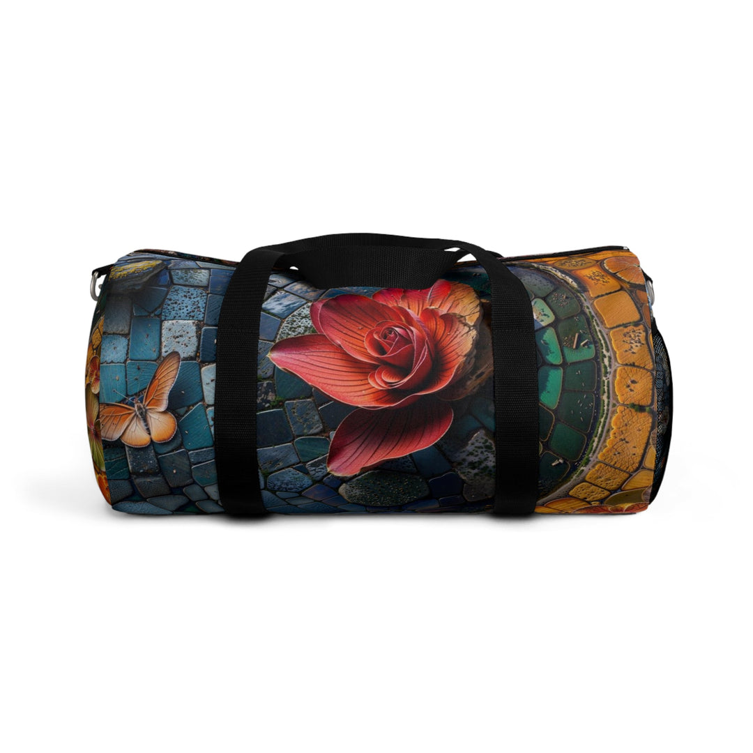 Spiraling Floral Mosaic - Duffle Bag - Bags - g(0D·IO) - Small - -