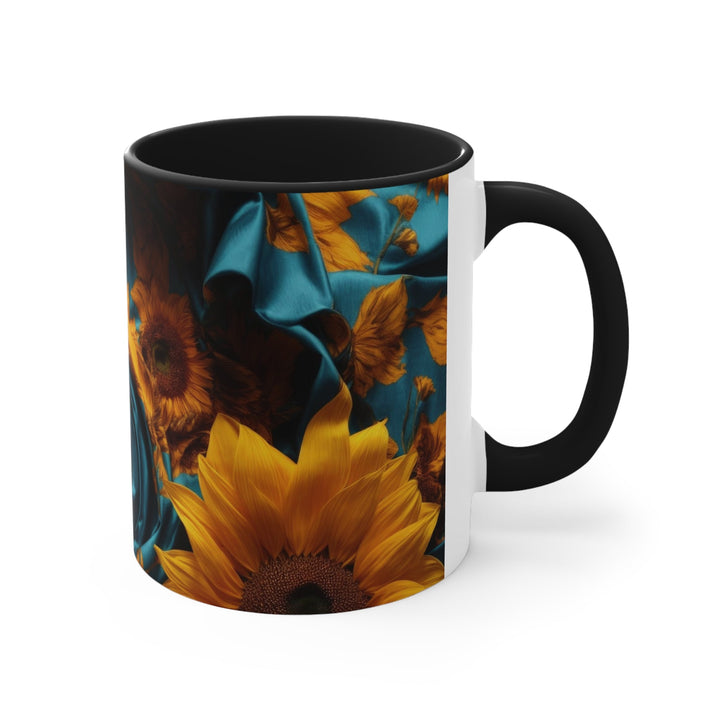 Sunflower Satin Swirl - Accent Coffee Mug - Mug - g(0D·IO) - Pink - 11oz -