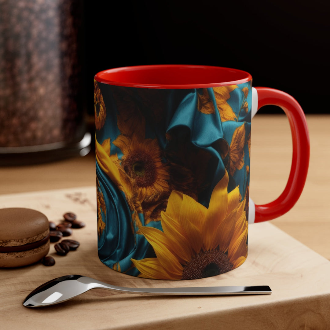 Sunflower Satin Swirl - Accent Coffee Mug - Mug - g(0D·IO) - Pink - 11oz -