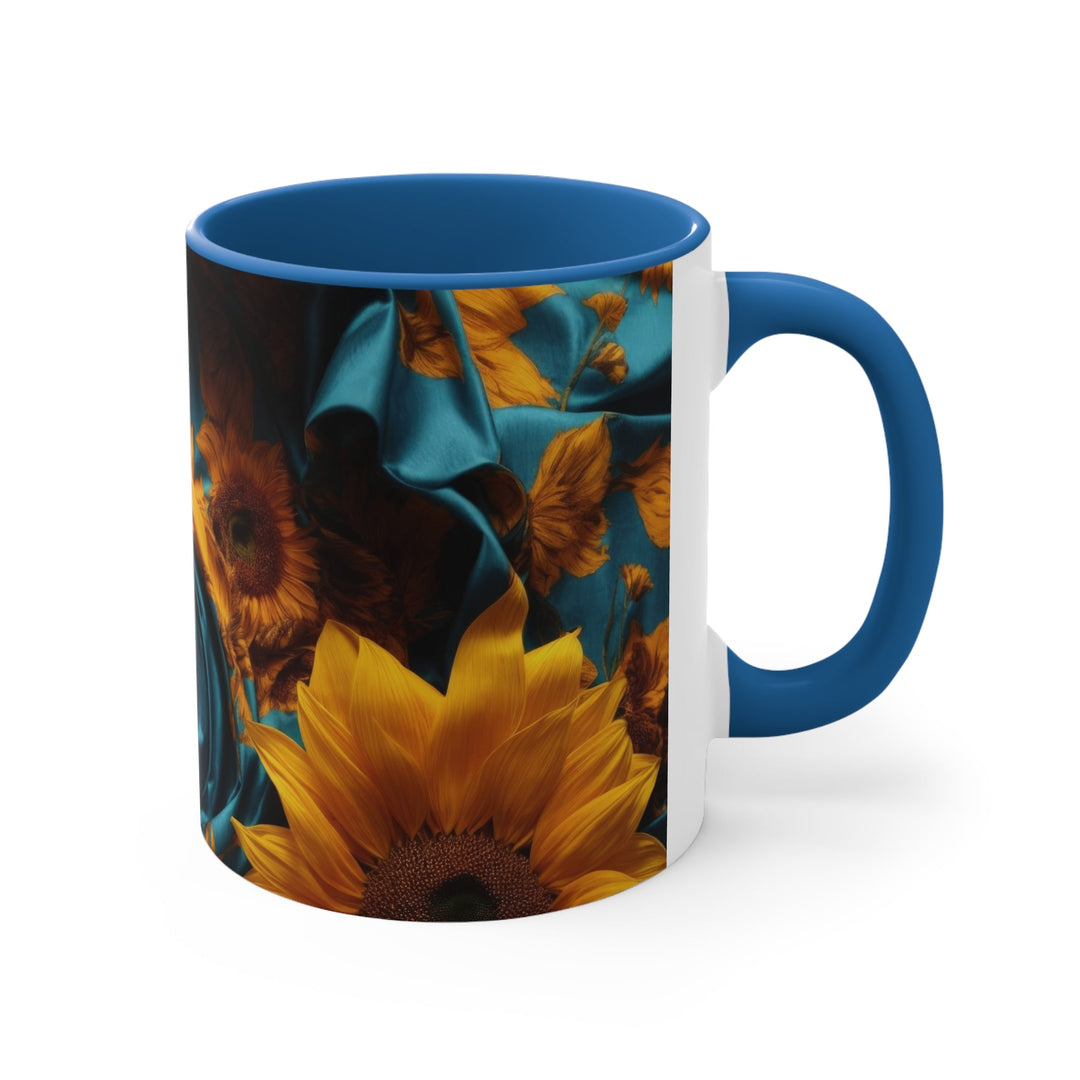 Sunflower Satin Swirl - Accent Coffee Mug - Mug - g(0D·IO) - Pink - 11oz -