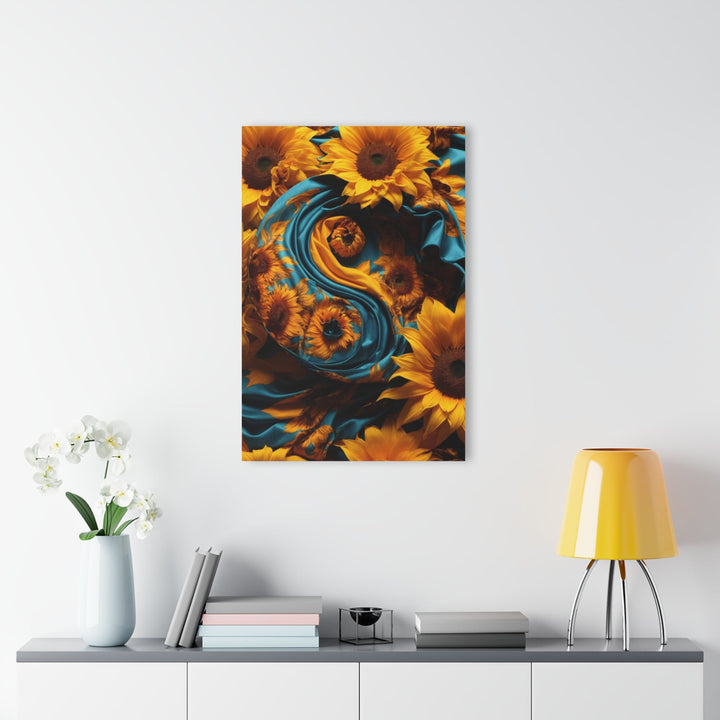 Sunflower Satin Swirl - Acrylic Prints (French Cleat Hanging) - Home Decor - g(0D·IO) - 24" x 36" (Vertical) - 0.25'' -