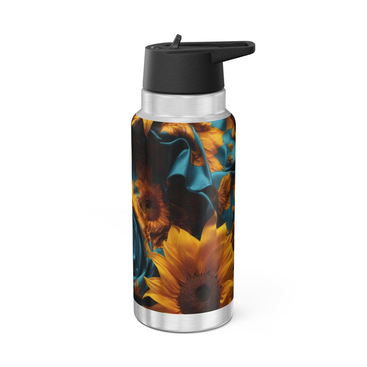 Sunflower Satin Swirl - Gator Tumbler 32oz - Mug - g(0D·IO) - Silver - 32oz -