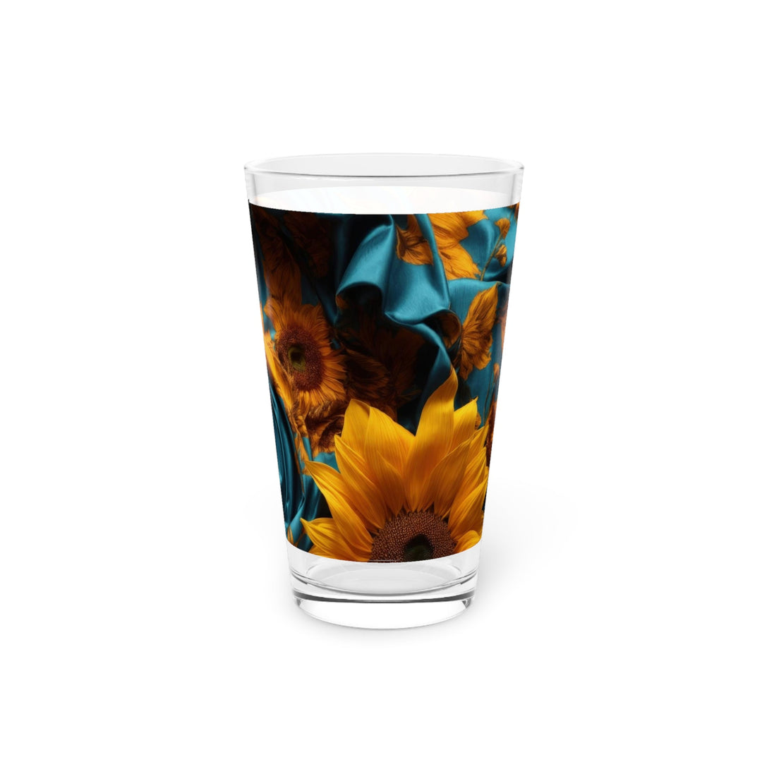 Sunflower Satin Swirl - Pint Glass - Mug - g(0D·IO) - 16oz - -