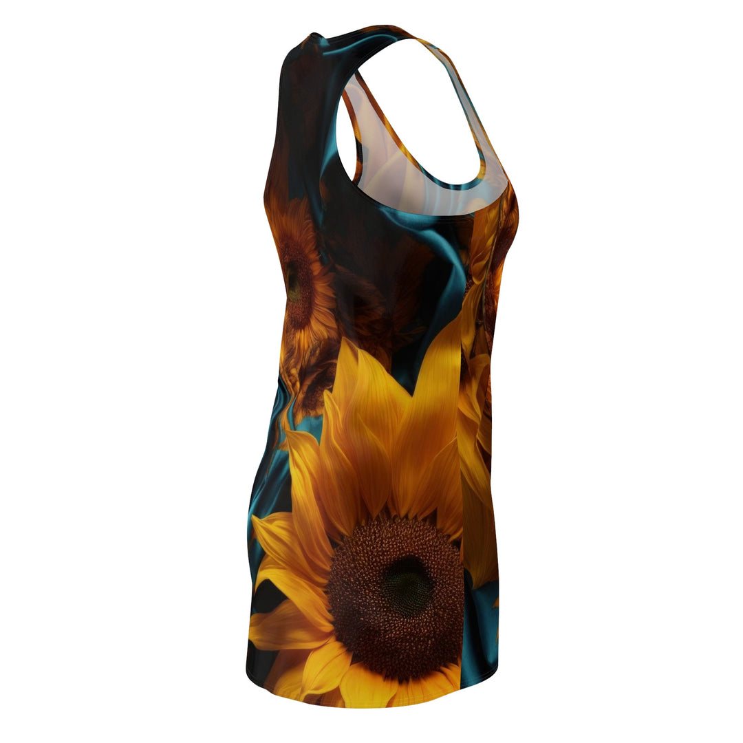 Sunflower Satin Swirl - Racerback Dress - All Over Prints - g(0D·IO) - XS - -