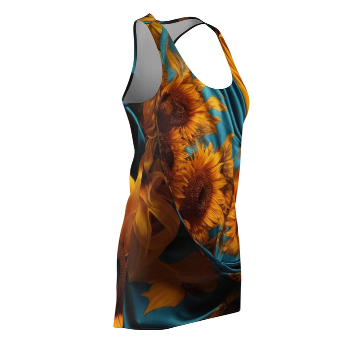 Sunflower Satin Swirl - Racerback Dress - All Over Prints - g(0D·IO) - XS - -