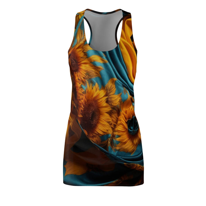 Sunflower Satin Swirl - Racerback Dress - All Over Prints - g(0D·IO) - XS - -