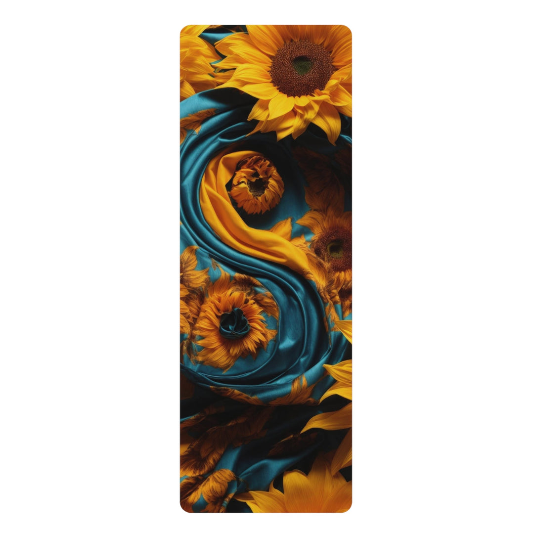 Sunflower Satin Swirl - Yoga Mat - Home Decor - g(0D·IO) - 24” x 68” - -