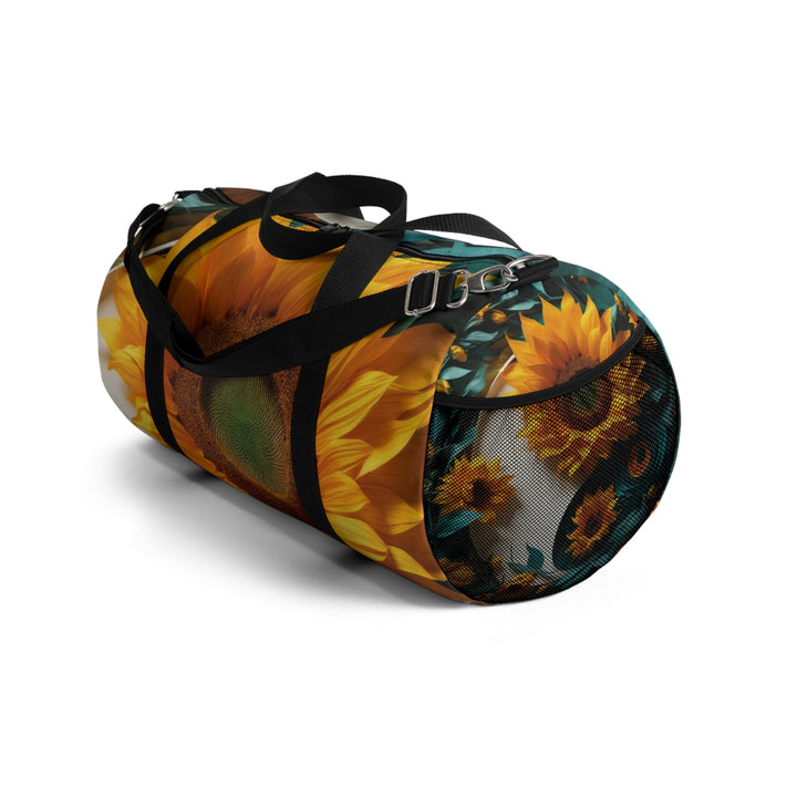 Sunflower Turquoise Elegance - Duffle Bag - Bags - g(0D·IO) - Large - -