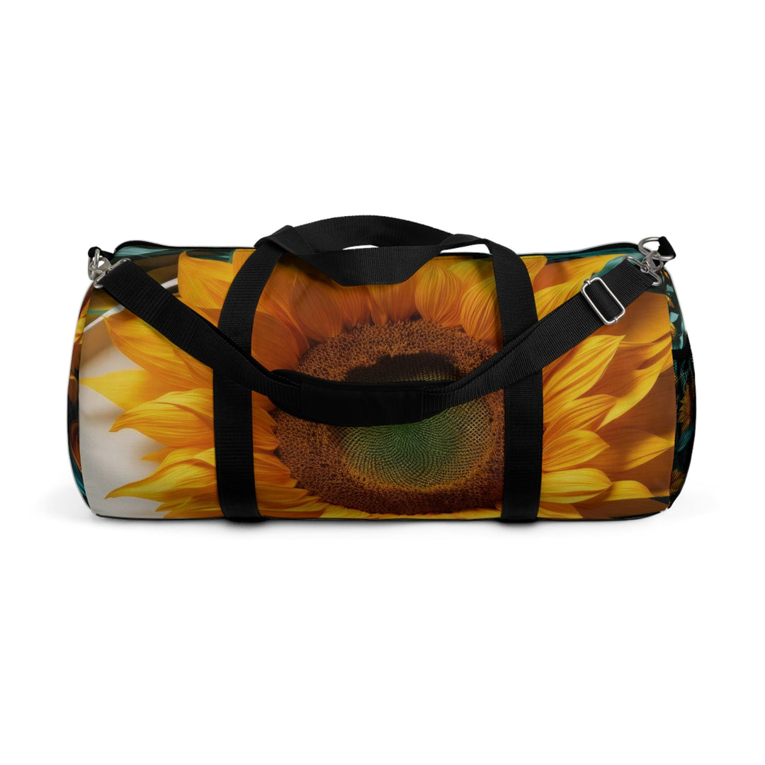 Sunflower Turquoise Elegance - Duffle Bag - Bags - g(0D·IO) - Large - -