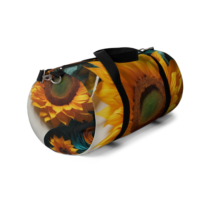 Sunflower Turquoise Elegance - Duffle Bag - Bags - g(0D·IO) - Large - -