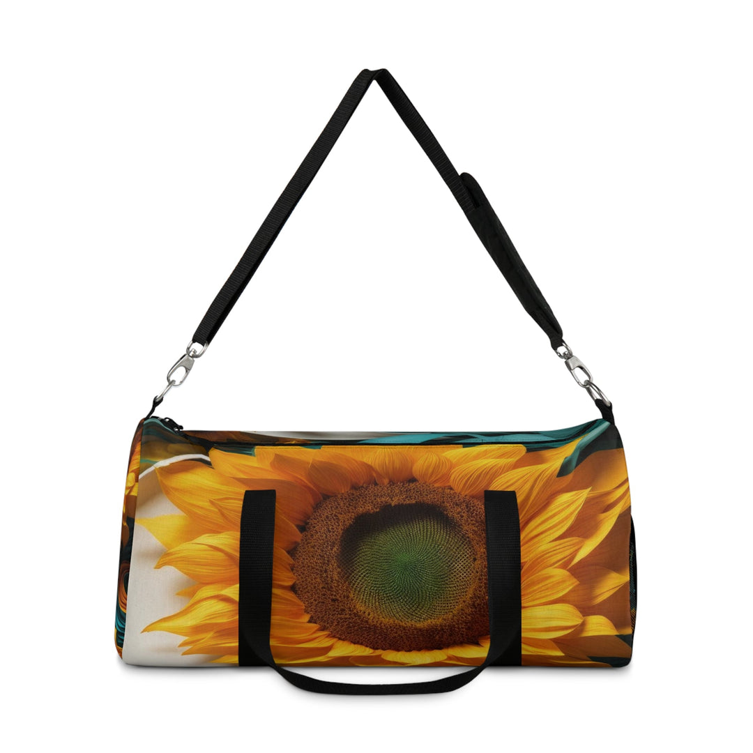 Sunflower Turquoise Elegance - Duffle Bag - Bags - g(0D·IO) - Large - -