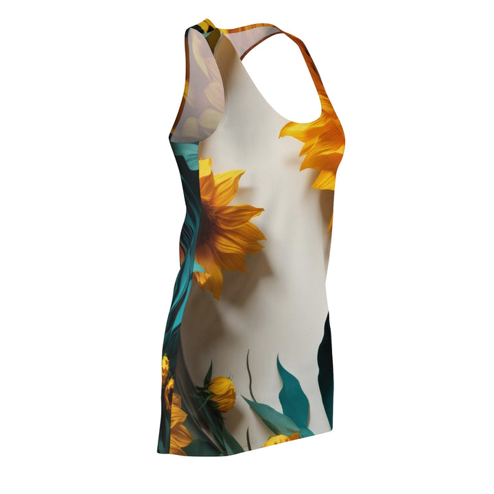 Sunflower Turquoise Elegance - Racerback Dress - All Over Prints - g(0D·IO) - XS - -