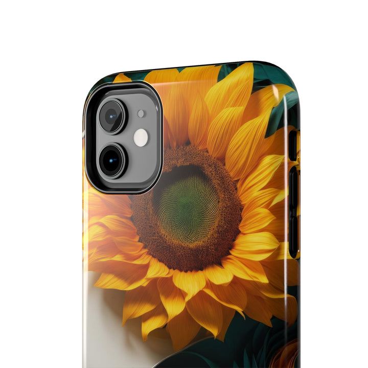 Sunflower Turquoise Elegance - Tough Phone Case - Phone Case - g(0D·IO) - iPhone 14 - -