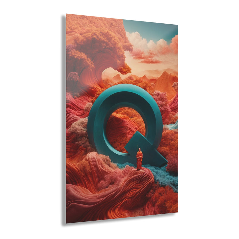 Surreal Autumnal Quest - Acrylic Prints (French Cleat Hanging) - Home Decor - g(0D·IO) - 24" x 36" (Vertical) - 0.25'' -