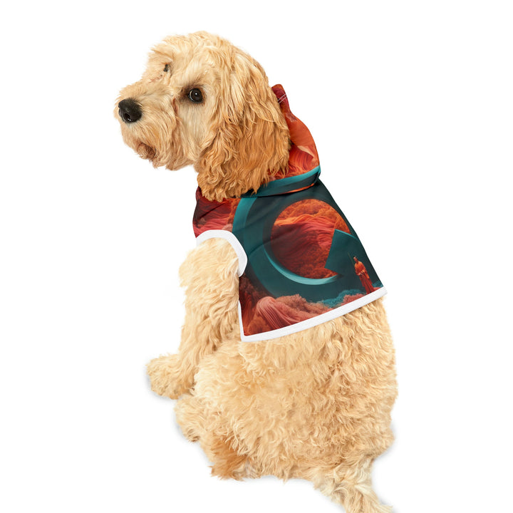 Surreal Autumnal Quest - Pet Hoodie - Pets - g(0D·IO) - XXS - Black Rib -