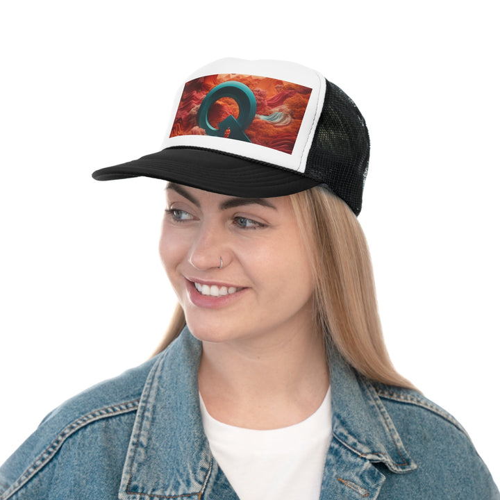 Surreal Autumnal Quest - Trucker Hat - Hats - g(0D·IO) - Pink - One size -