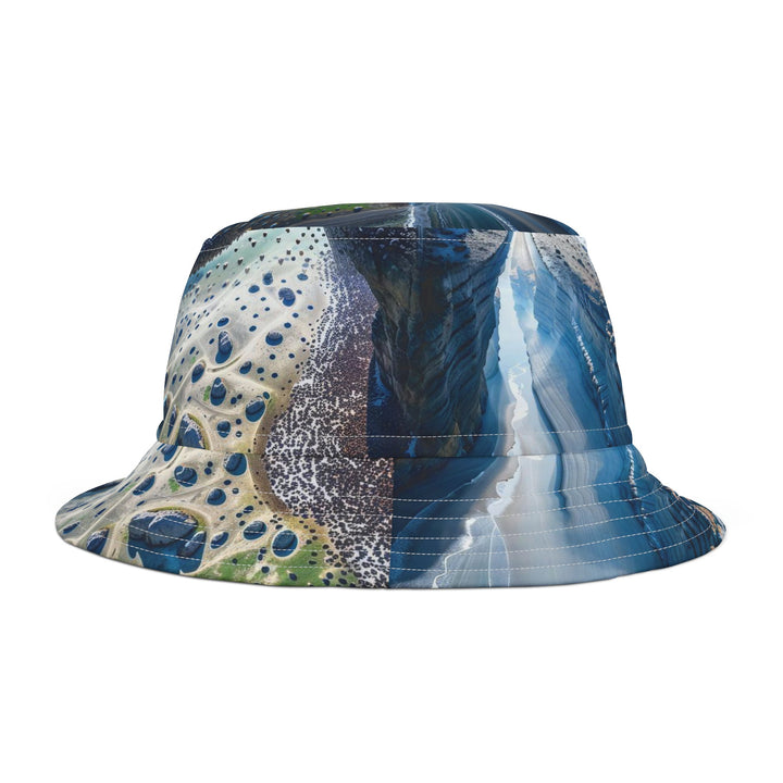 Surreal Cosmic Intersection - Bucket Hat - Hats - g(0D·IO) - Large - White stitching -