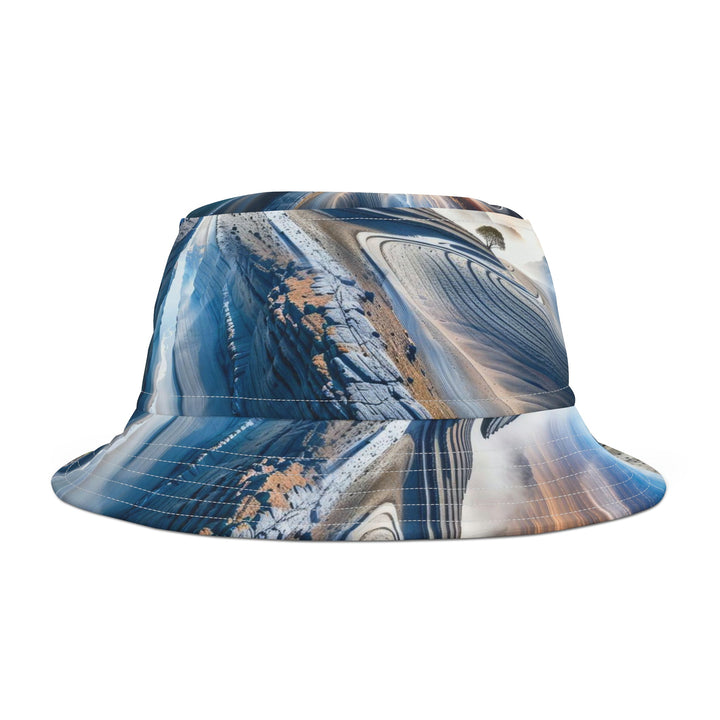 Surreal Cosmic Intersection - Bucket Hat - Hats - g(0D·IO) - Large - White stitching -