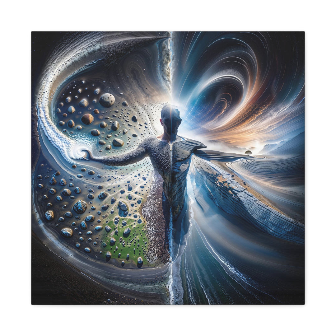 Surreal Cosmic Intersection - Matte Canvas Print 1.25" - Canvas - g(0D·IO) - 24″ x 24″ - 1.25" -