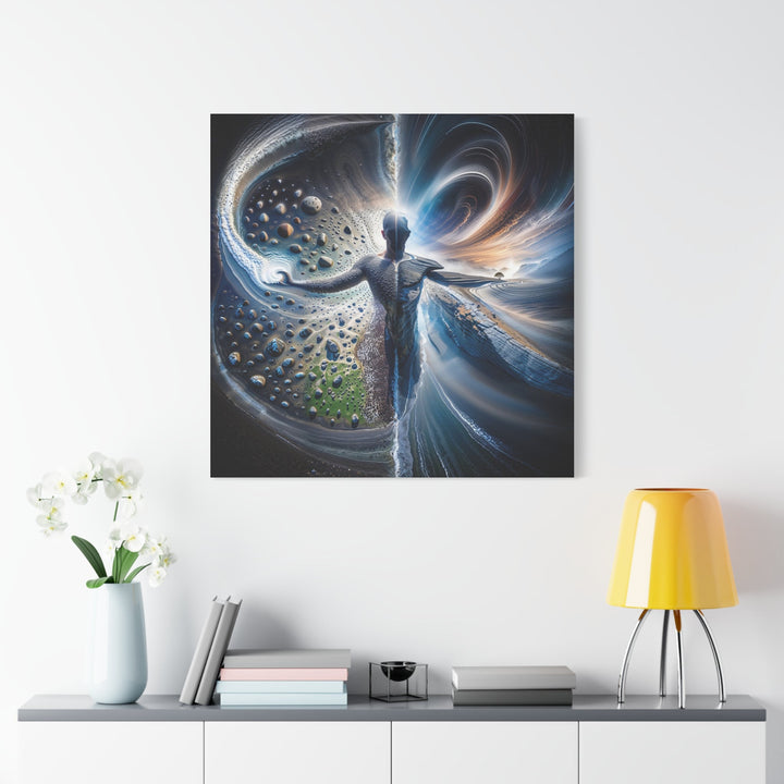 Surreal Cosmic Intersection - Matte Canvas Print 1.25" - Canvas - g(0D·IO) - 36" x 36" - 1.25" -