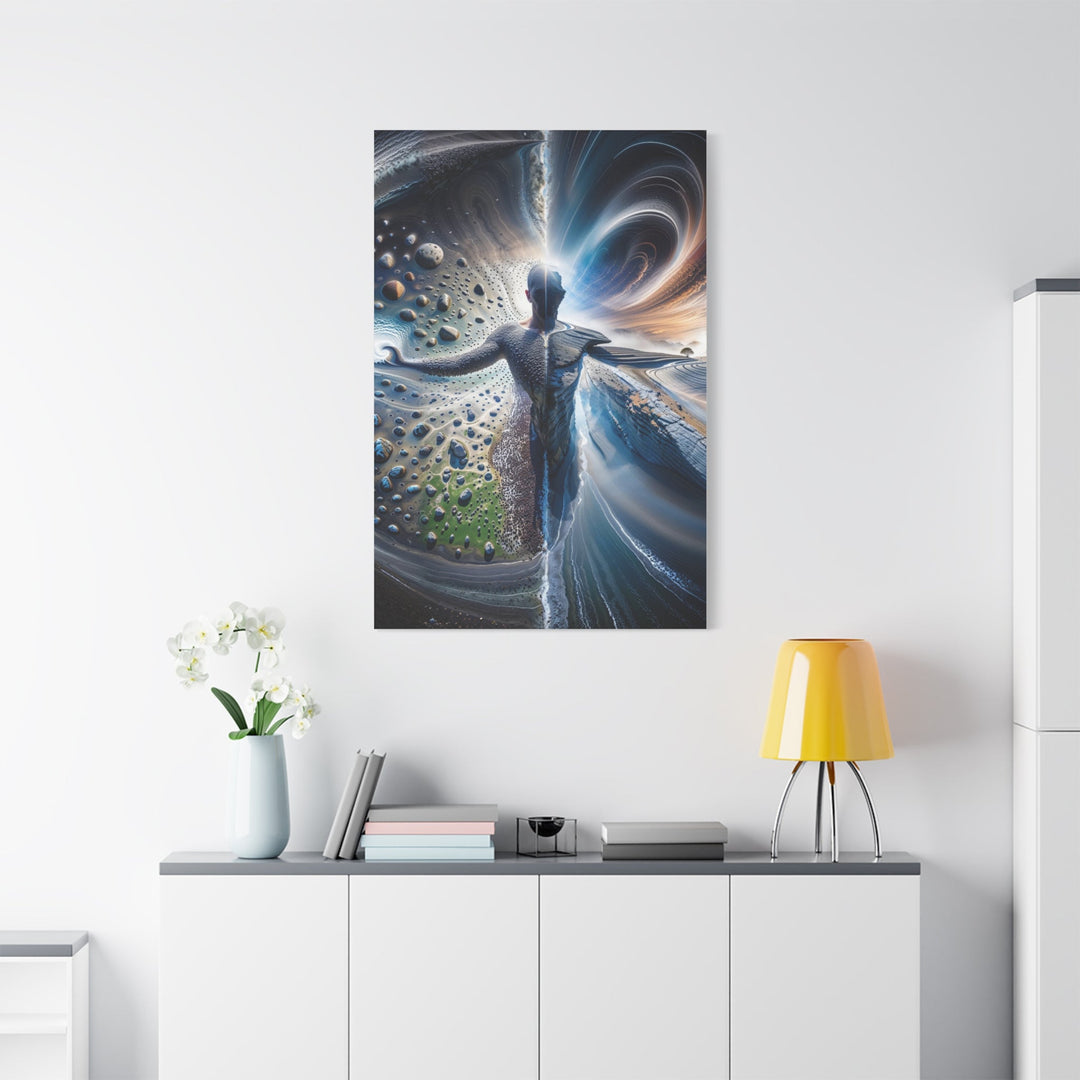 Surreal Cosmic Intersection - Matte Canvas Print 1.25" - Canvas - g(0D·IO) - 36" x 36" - 1.25" -