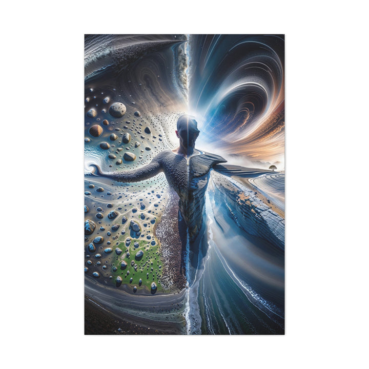 Surreal Cosmic Intersection - Matte Canvas Print 1.25" - Canvas - g(0D·IO) - 32″ x 48″ (Vertical) - 1.25" -