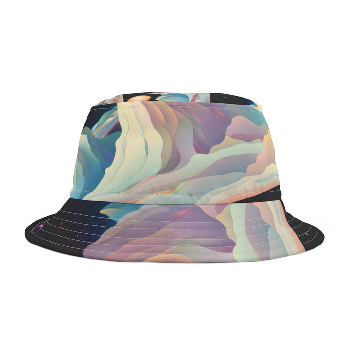 Surreal Cosmic Landscape - Bucket Hat - Hats - g(0D·IO) - Large - White stitching -