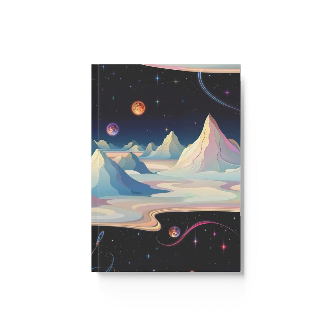 Surreal Cosmic Landscape - Hard Backed Journal - Paper products - g(0D·IO) - Ruled line - A5 - White