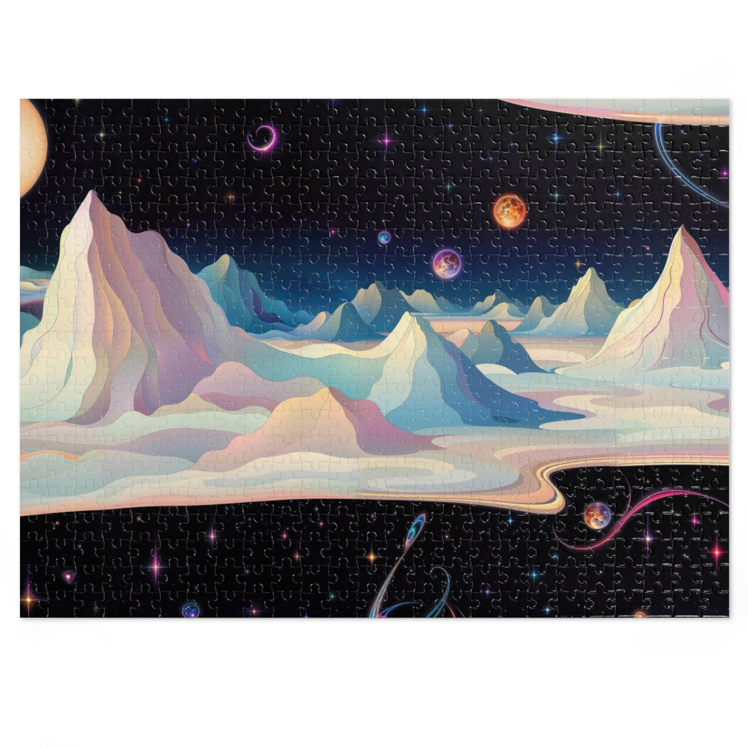 Surreal Cosmic Landscape - Jigsaw Puzzle (100, 252, 500, 1000 pieces) - Puzzle - g(0D·IO) - 20.5" × 15" (500 pcs) - -