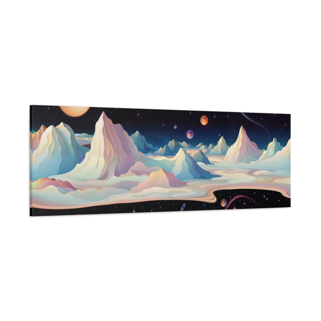 Surreal Cosmic Landscape - Matte Canvas Print 1.25" - Canvas - g(0D·IO) - 36" x 36" - 1.25" -