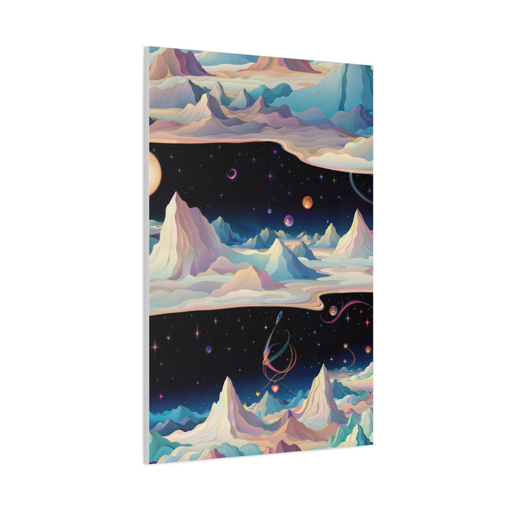 Surreal Cosmic Landscape - Matte Canvas Print 1.25" - Canvas - g(0D·IO) - 36" x 36" - 1.25" -