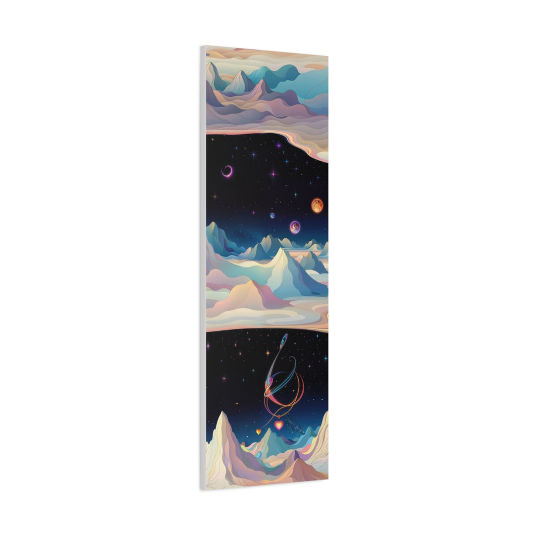 Surreal Cosmic Landscape - Matte Canvas Print 1.25" - Canvas - g(0D·IO) - 36" x 36" - 1.25" -