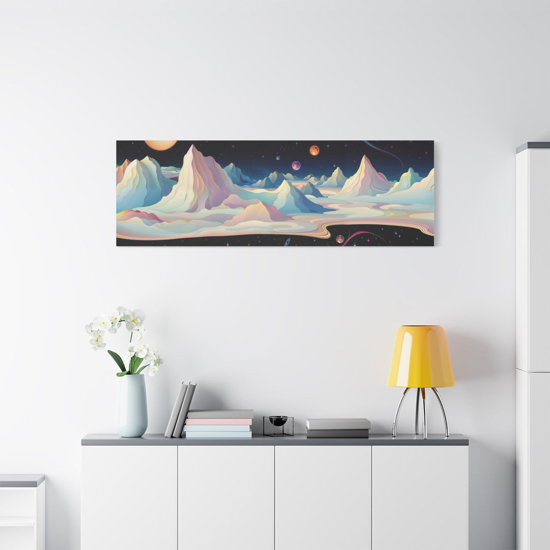 Surreal Cosmic Landscape - Matte Canvas Print 1.25" - Canvas - g(0D·IO) - 36" x 36" - 1.25" -