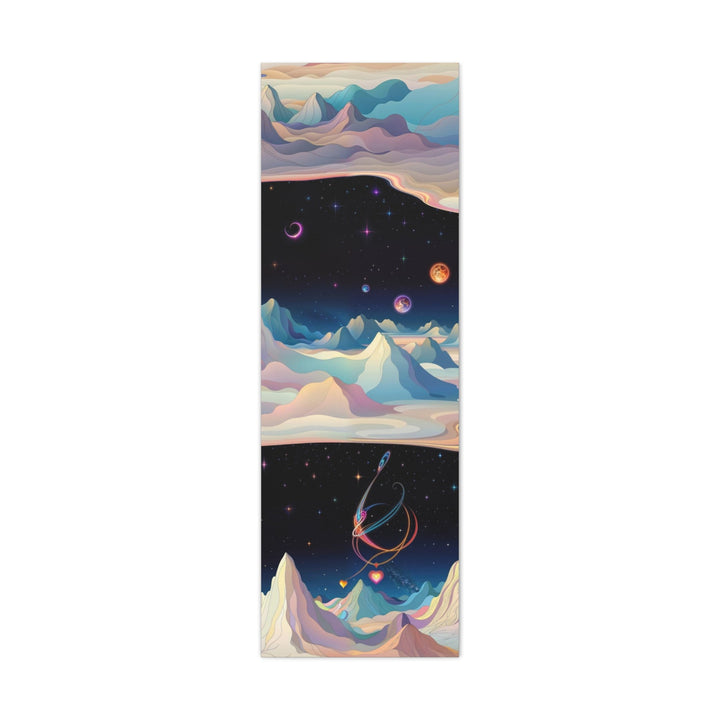 Surreal Cosmic Landscape - Matte Canvas Print 1.25" - Canvas - g(0D·IO) - 16" x 48" (Vertical) - 1.25" -