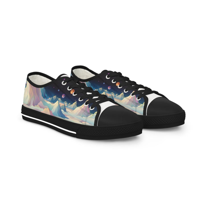 Surreal Cosmic Landscape - Men's Lowtop Sneakers - Shoes - g(0D·IO) - US 5 - Black sole -