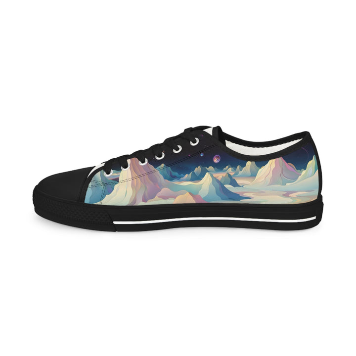 Surreal Cosmic Landscape - Men's Lowtop Sneakers - Shoes - g(0D·IO) - US 5 - Black sole -