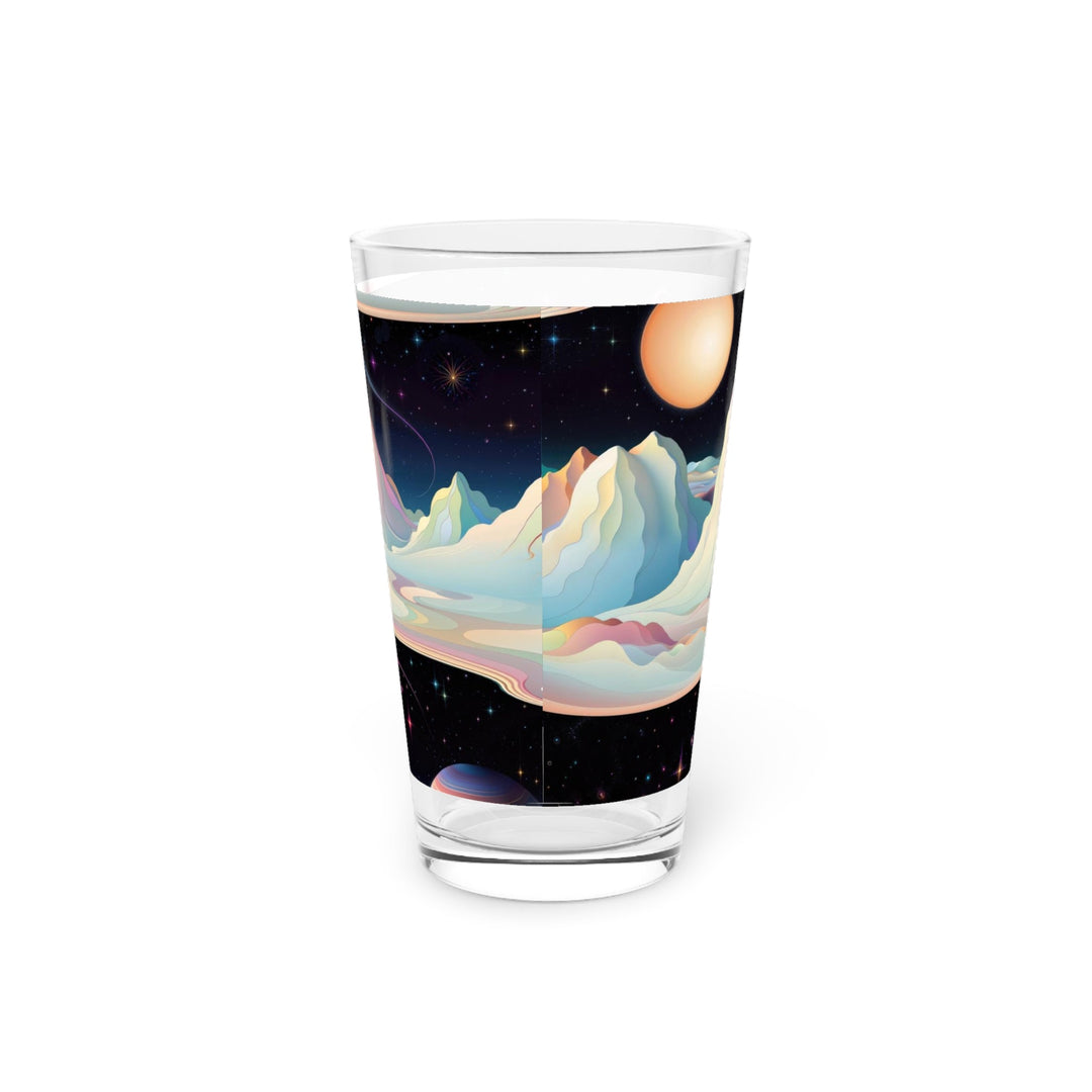 Surreal Cosmic Landscape - Pint Glass - Mug - g(0D·IO) - 16oz - -