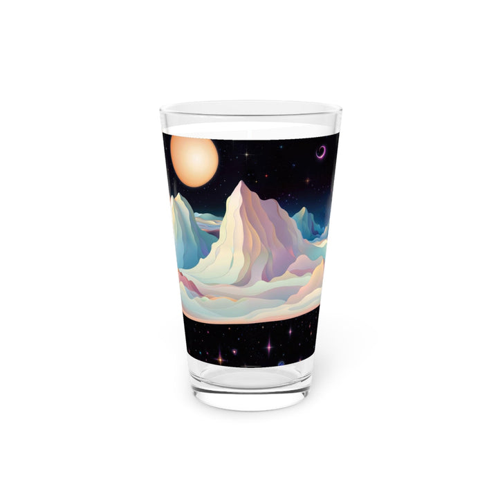 Surreal Cosmic Landscape - Pint Glass - Mug - g(0D·IO) - 16oz - -