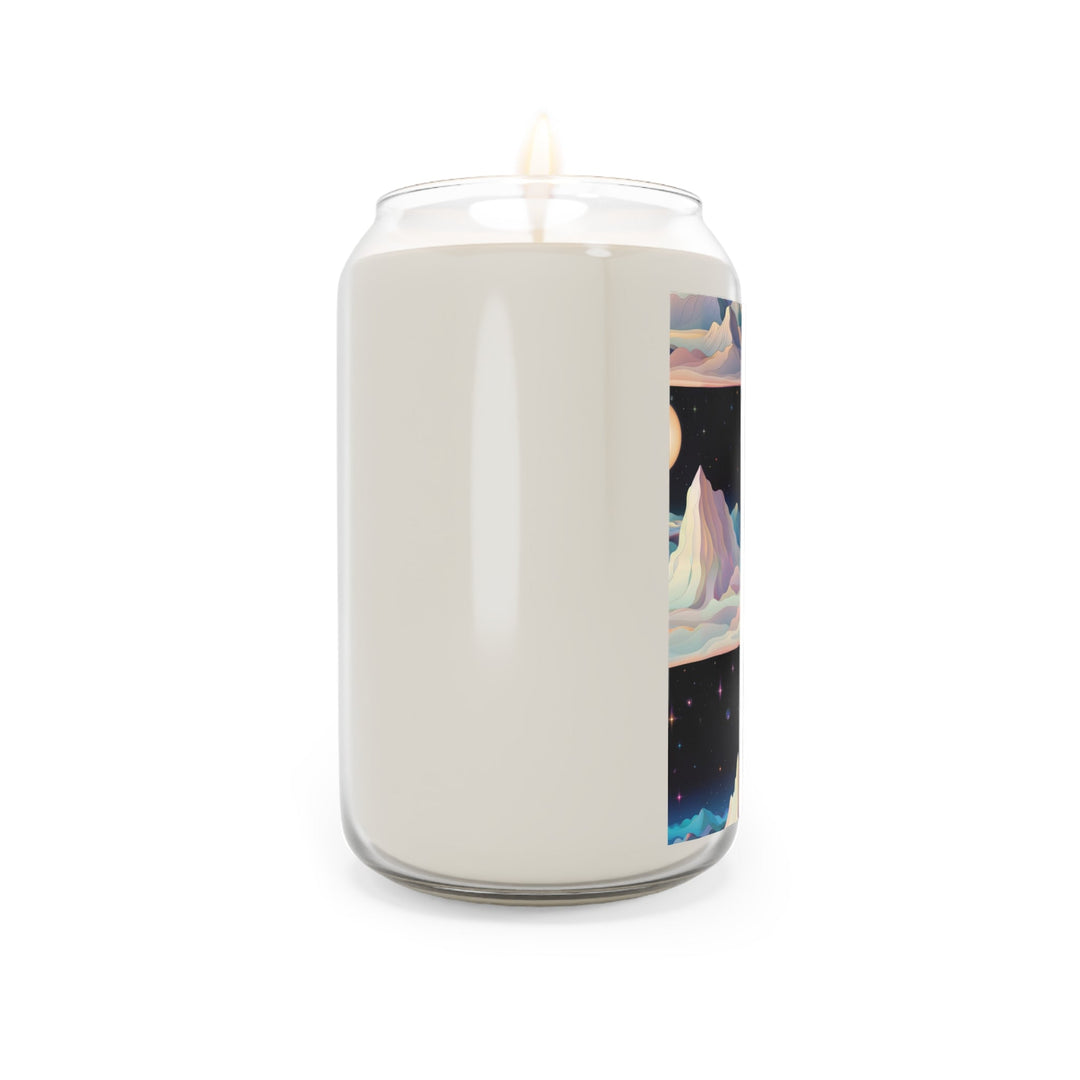 Surreal Cosmic Landscape - Scented Candle - Home Decor - g(0D·IO) - Vanilla Bean - 13.75oz -