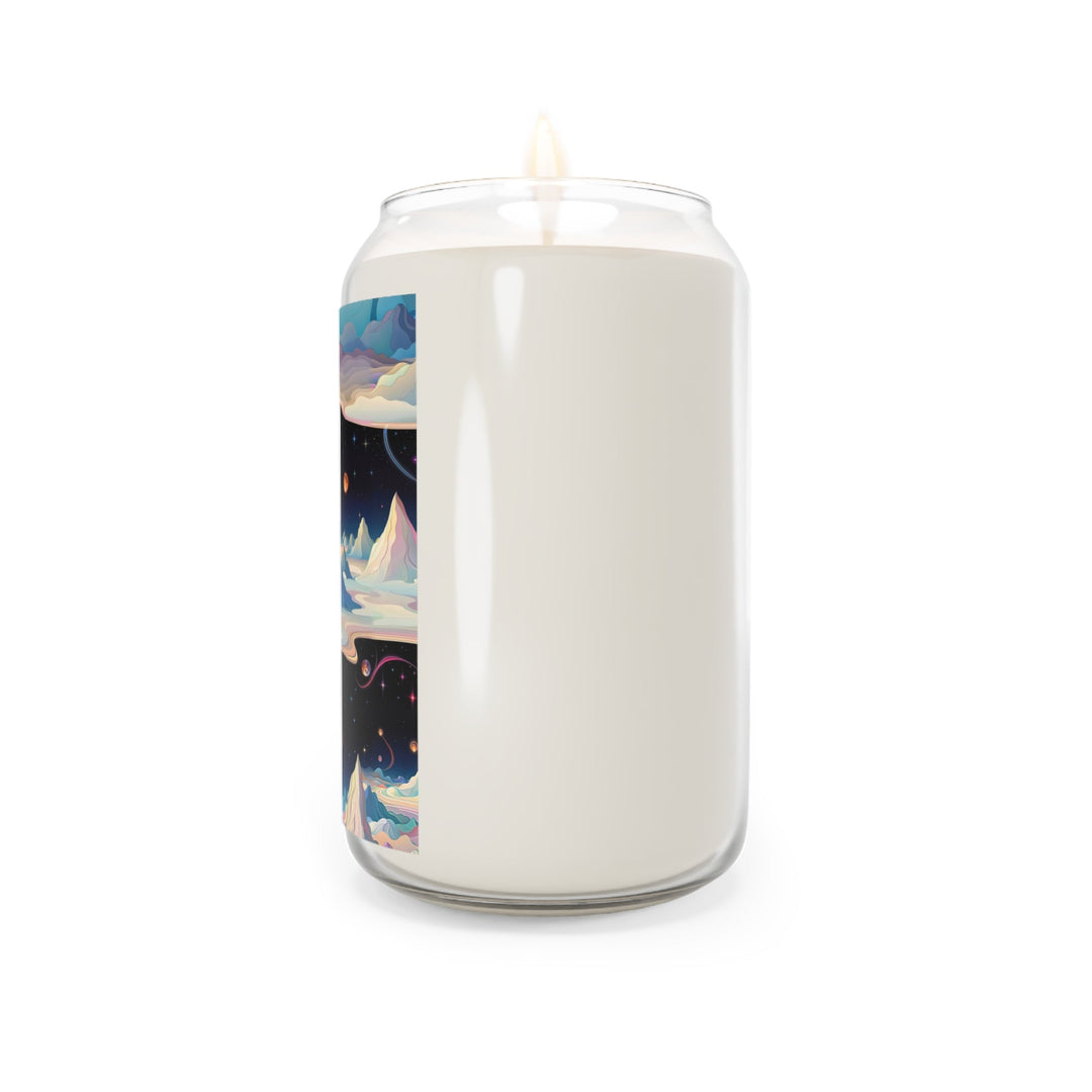 Surreal Cosmic Landscape - Scented Candle - Home Decor - g(0D·IO) - Vanilla Bean - 13.75oz -