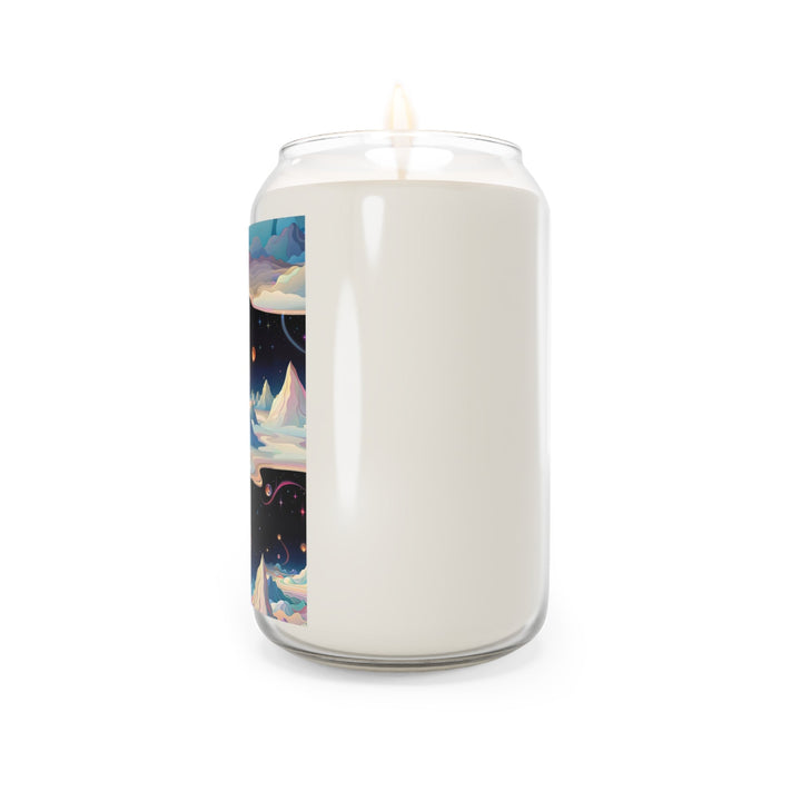 Surreal Cosmic Landscape - Scented Candle - Home Decor - g(0D·IO) - Vanilla Bean - 13.75oz -