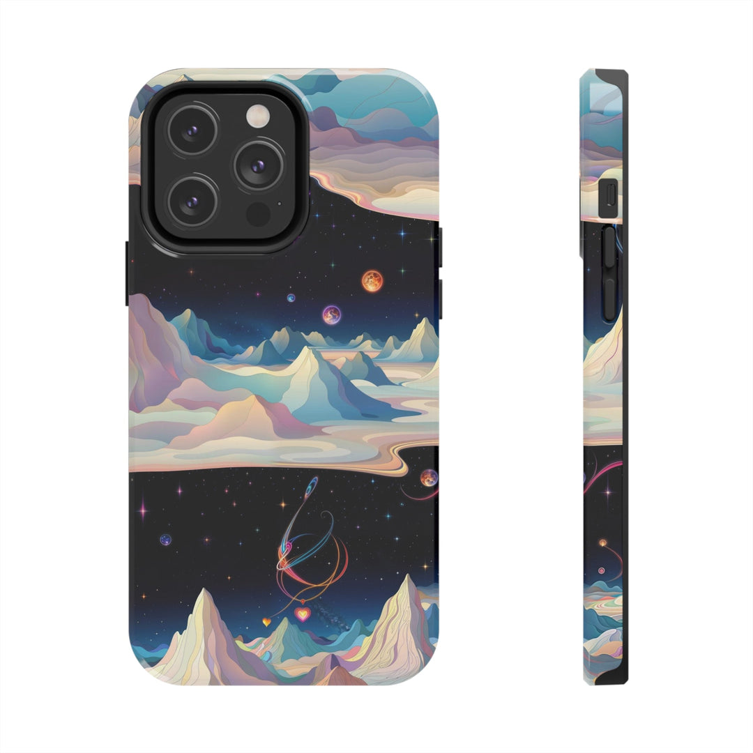 Surreal Cosmic Landscape - Tough Phone Case - Phone Case - g(0D·IO) - iPhone 14 Pro Max - -