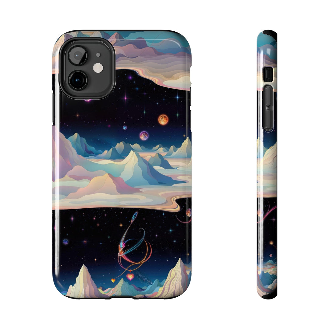 Surreal Cosmic Landscape - Tough Phone Case - Phone Case - g(0D·IO) - iPhone 11 - -