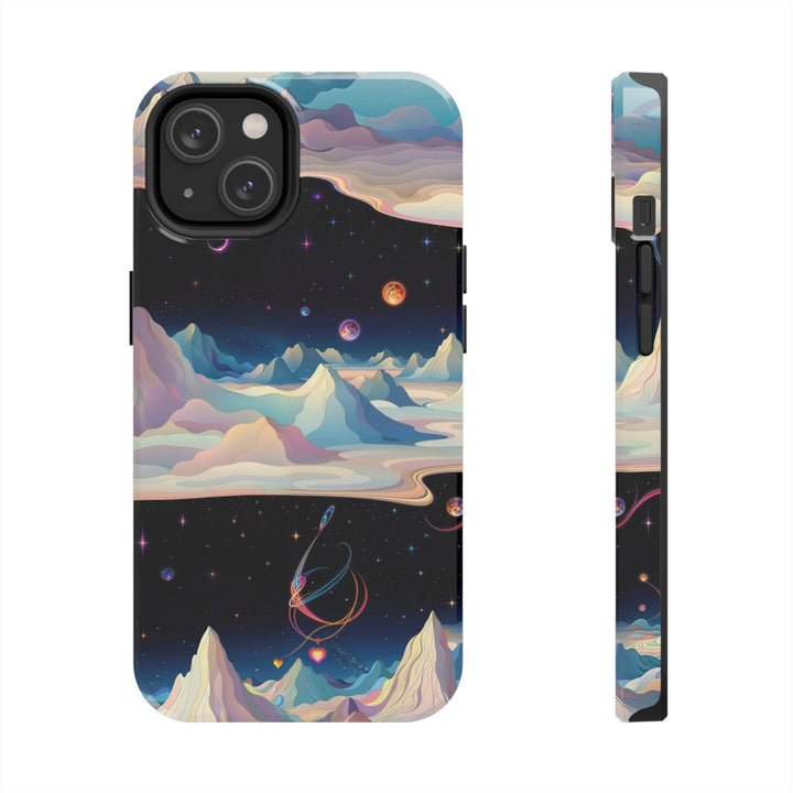 Surreal Cosmic Landscape - Tough Phone Case - Phone Case - g(0D·IO) - iPhone 14 - -