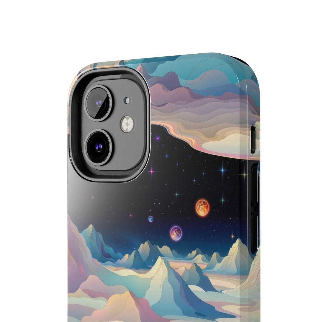 Surreal Cosmic Landscape - Tough Phone Case - Phone Case - g(0D·IO) - iPhone 13 Mini - -