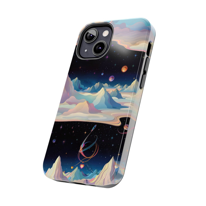 Surreal Cosmic Landscape - Tough Phone Case - Phone Case - g(0D·IO) - iPhone 13 Mini - -