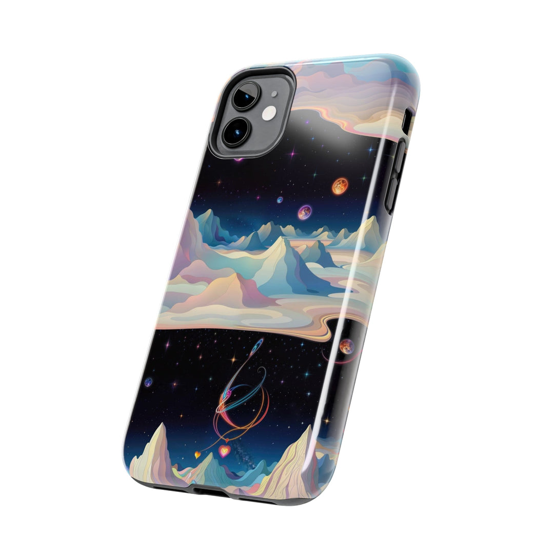 Surreal Cosmic Landscape - Tough Phone Case - Phone Case - g(0D·IO) - iPhone 13 Mini - -