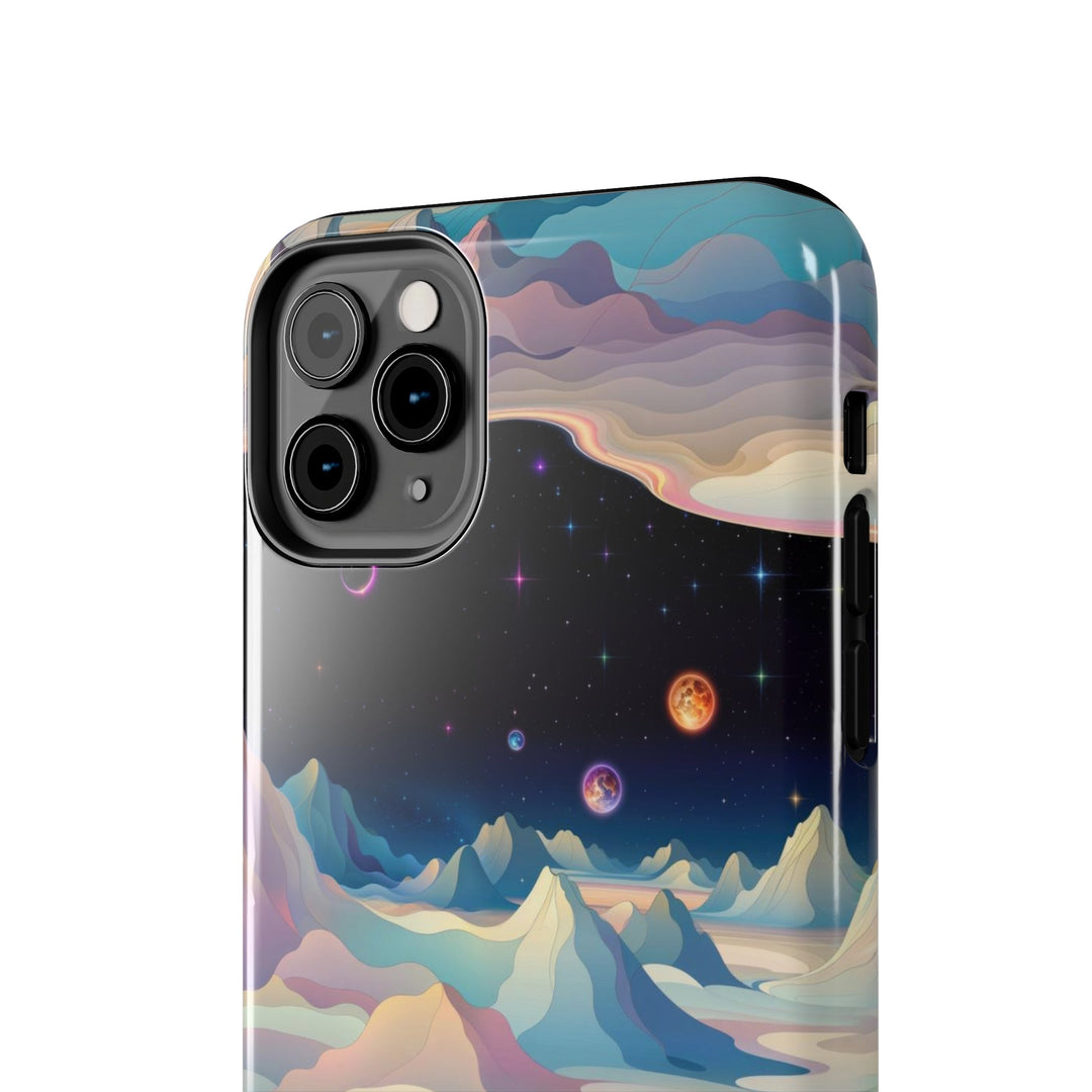 Surreal Cosmic Landscape - Tough Phone Case - Phone Case - g(0D·IO) - iPhone 13 Mini - -