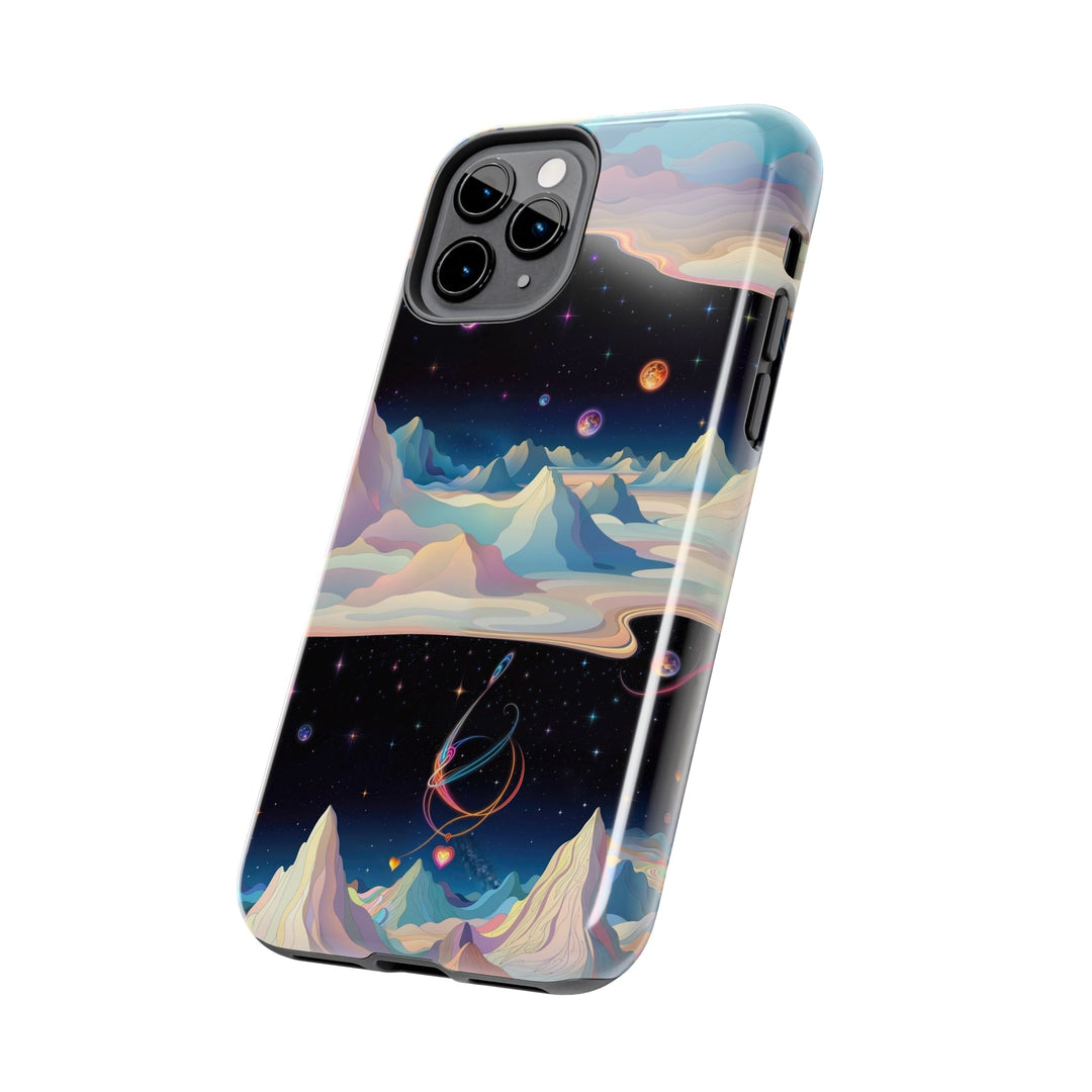 Surreal Cosmic Landscape - Tough Phone Case - Phone Case - g(0D·IO) - iPhone 13 Mini - -