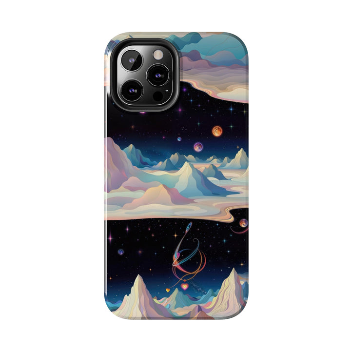 Surreal Cosmic Landscape - Tough Phone Case - Phone Case - g(0D·IO) - iPhone 13 Mini - -